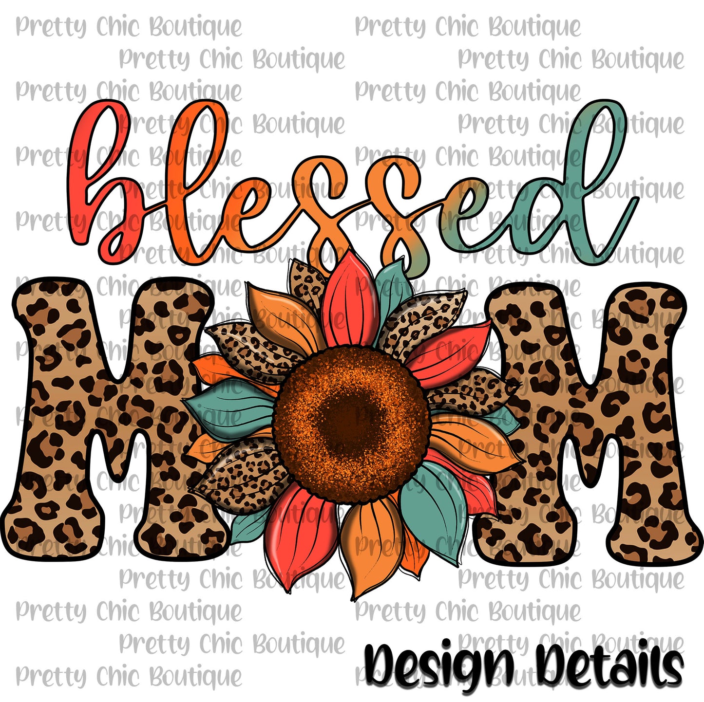 Blessed Mom Bleached Fashion Tee