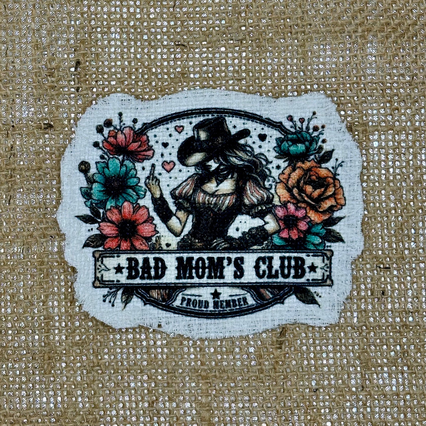 Bad Mom's Club Iron-On Patch