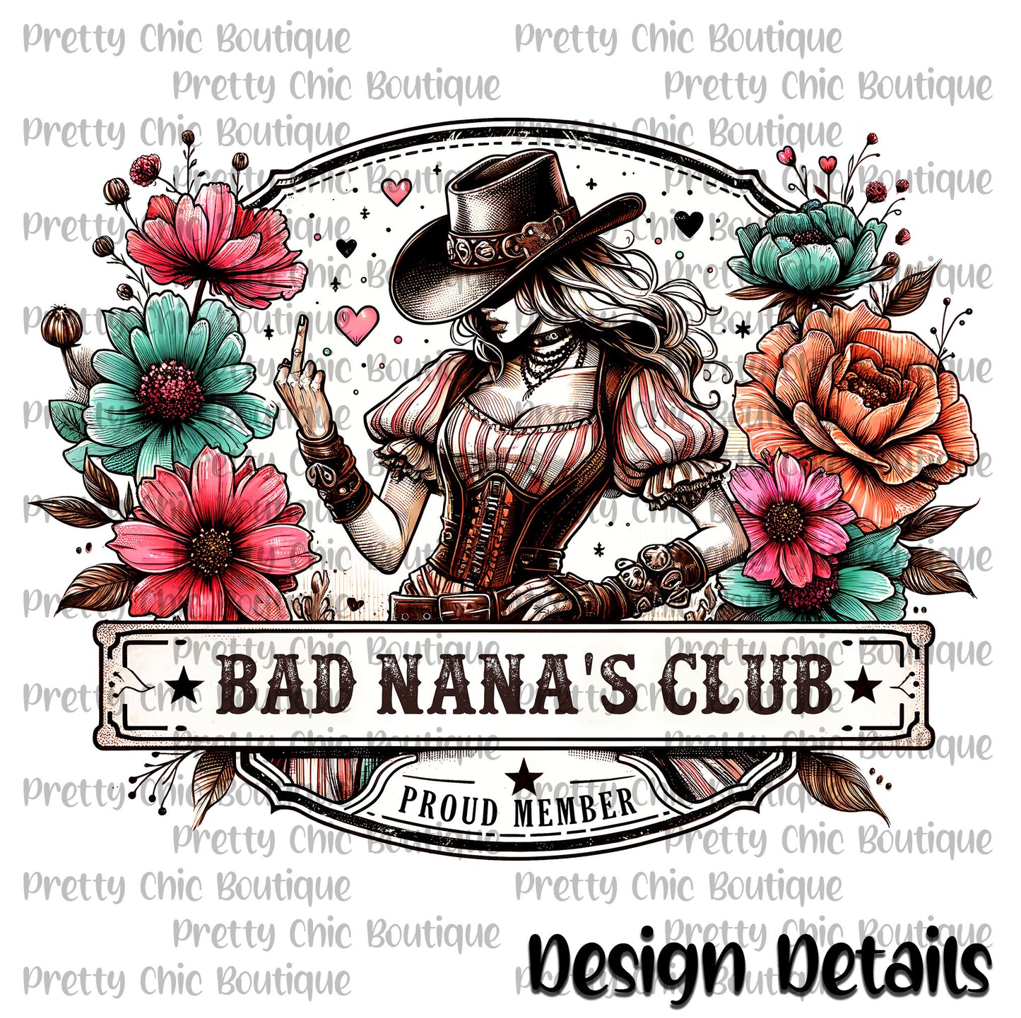 Bad Mom's Club Proud Member Fashion Tee