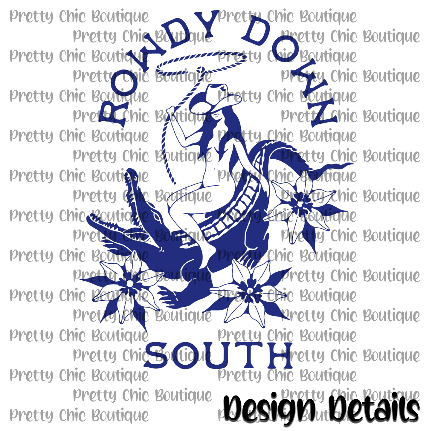 Rowdy Down South Fashion Tee