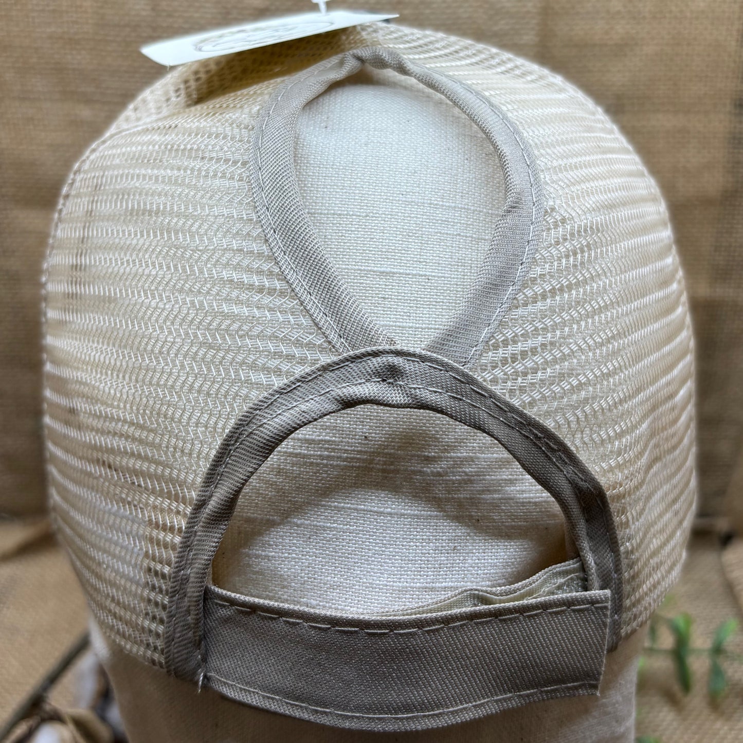 Should've Come With a Warning Trucker Distressed Patch Ponytail Hat