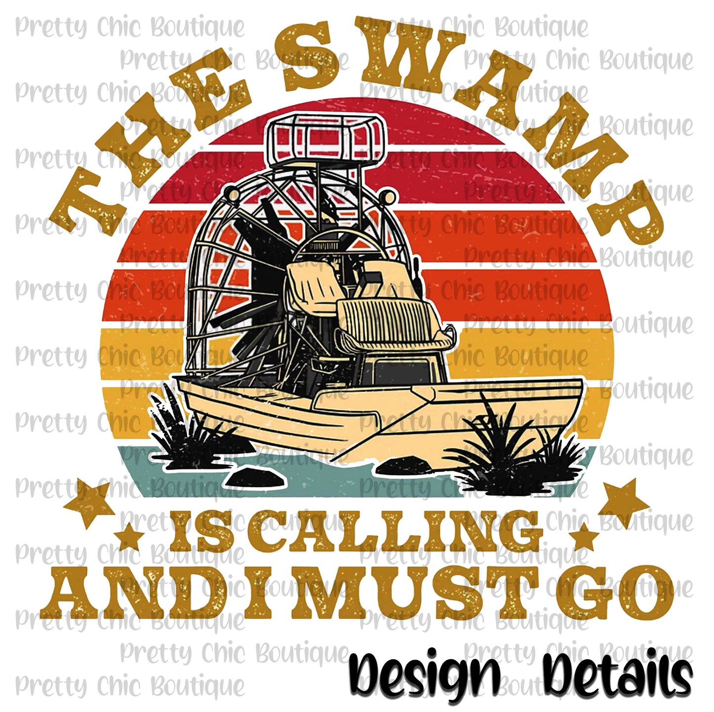 The Swamp Is Calling & I Must Go Tee Fashion Tee