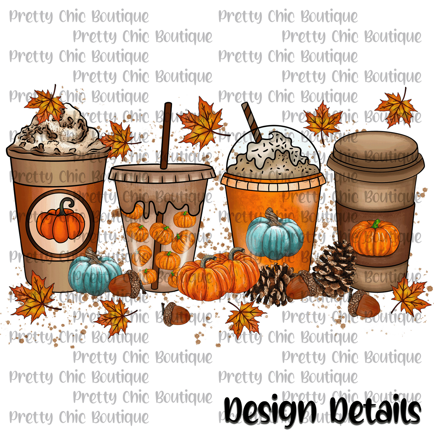 Autumn Coffee Bleached Fashion Tee