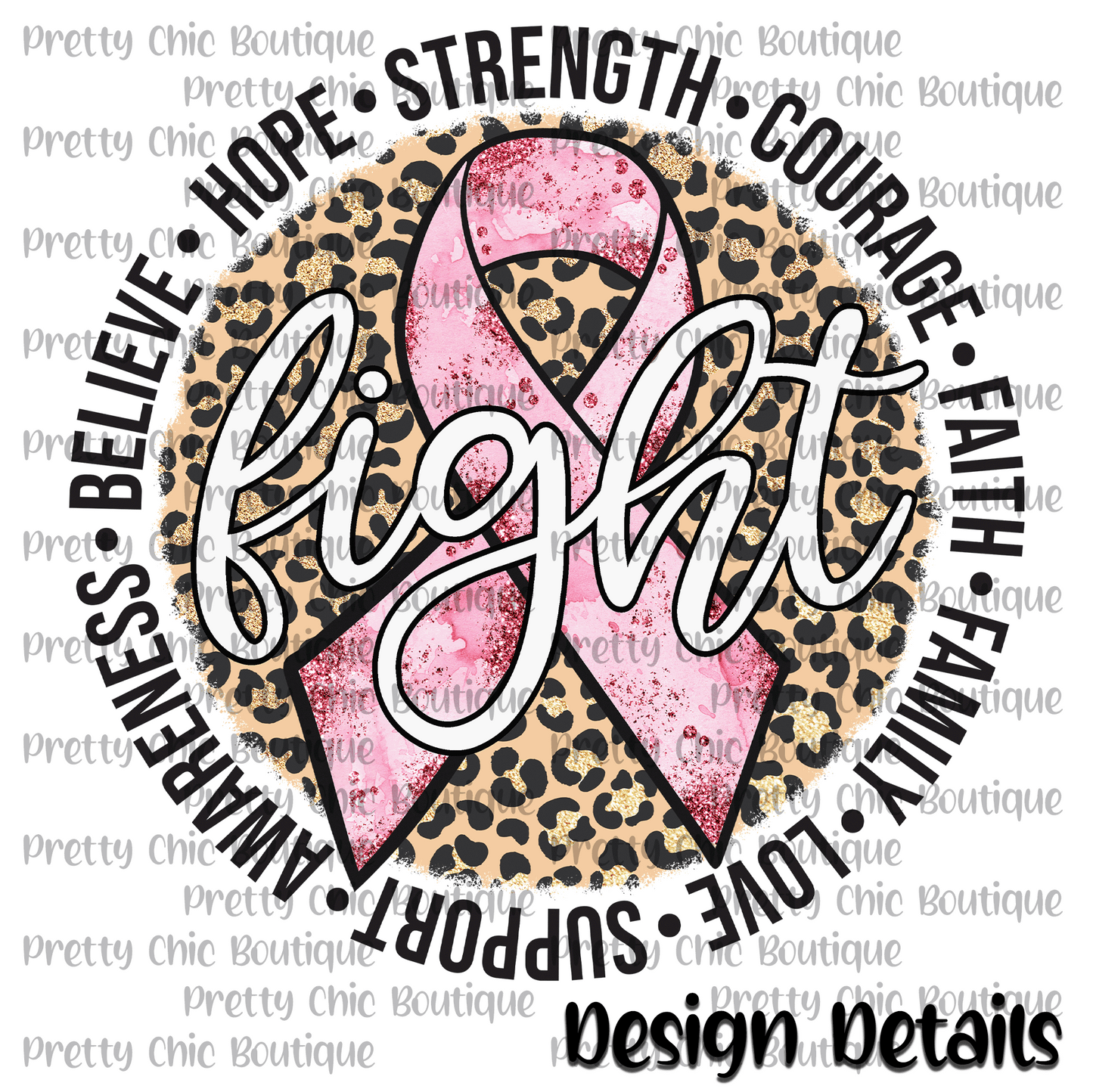 Breast Cancer Awareness Bleached Fashion Tee