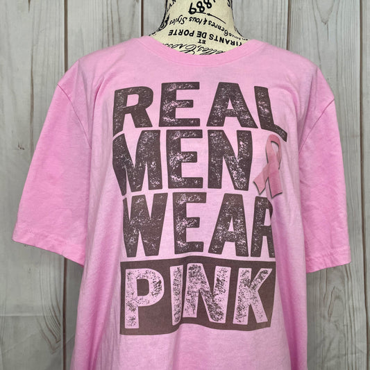 Real Men Wear Pink Fashion Tee