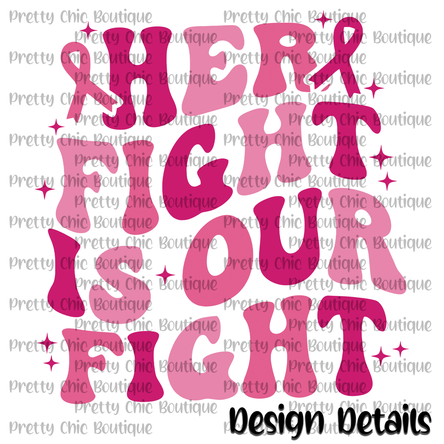 Her Fight Is Our Fight Bleached Fashion Tee