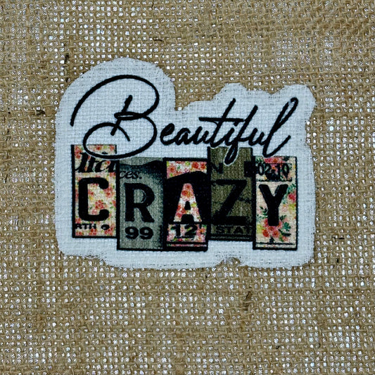 Beautiful Crazy Iron-On Patch