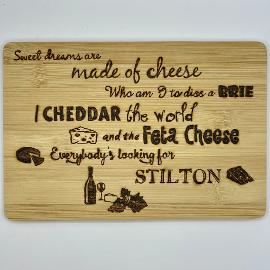 Sweet Dreams Are Made of Cheese Mini Cheese Board