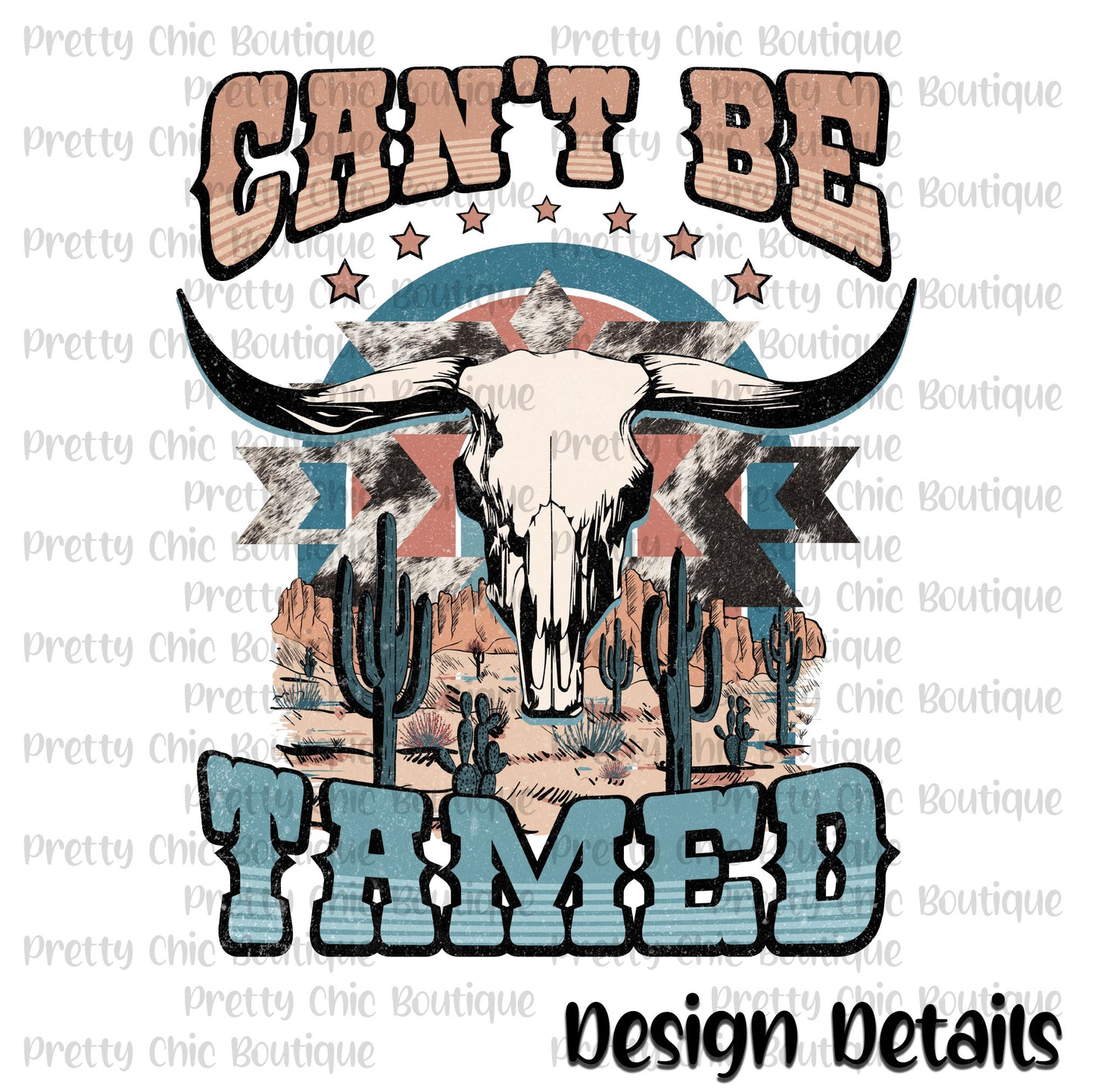 Can't Be Tamed Distressed Patch Hat