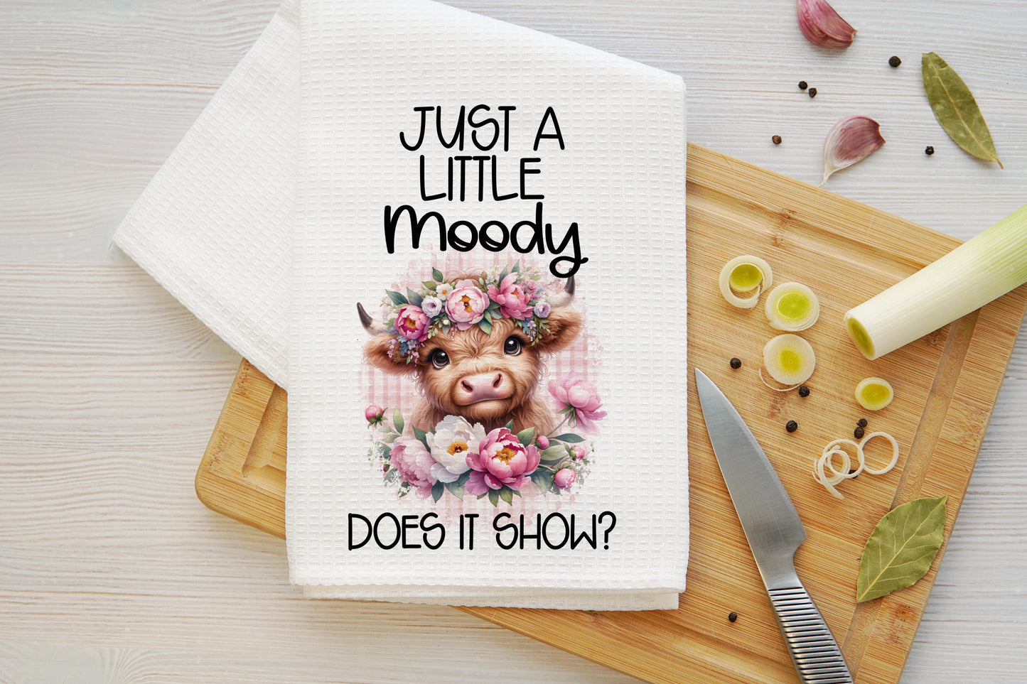 Just a Little Moody Microfiber Kitchen Towel