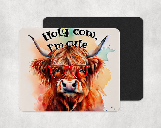 Holy Cow, I'm Cute Mouse Pad