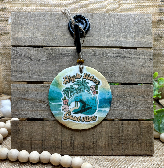 High Tides Good Vibes Air Freshener