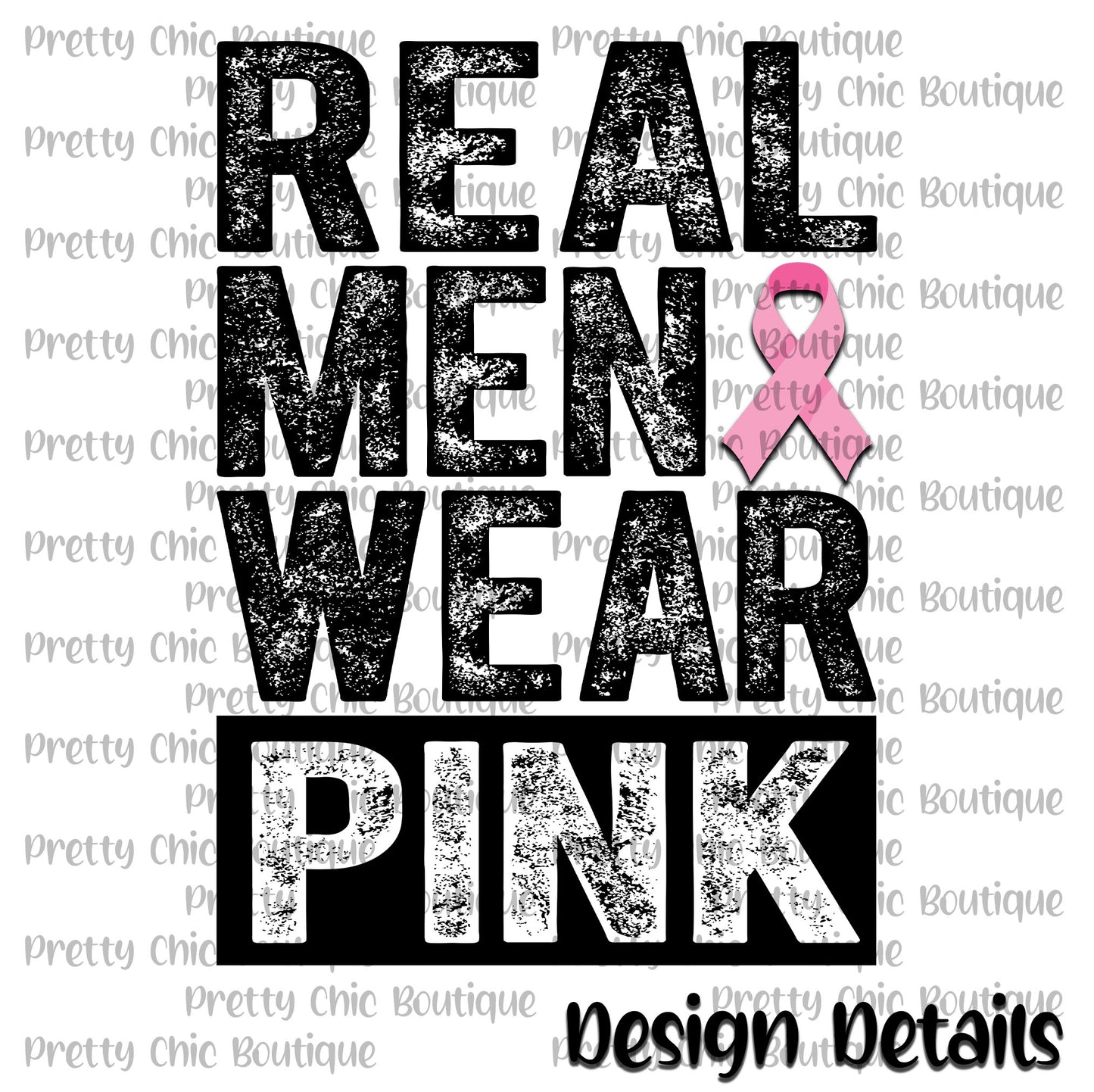 Real Men Wear Pink Fashion Tee