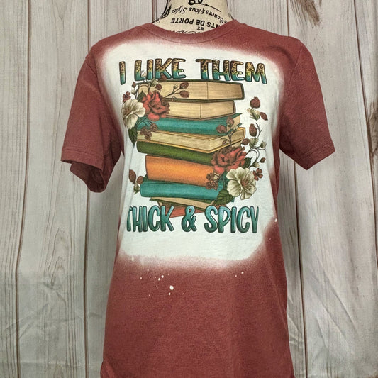 Thick & Spicy Bleached Fashion Tee