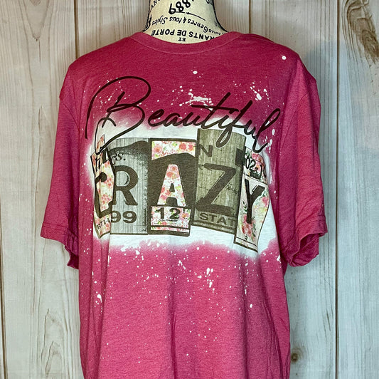 Beautiful Crazy Bleached Fashion Tee