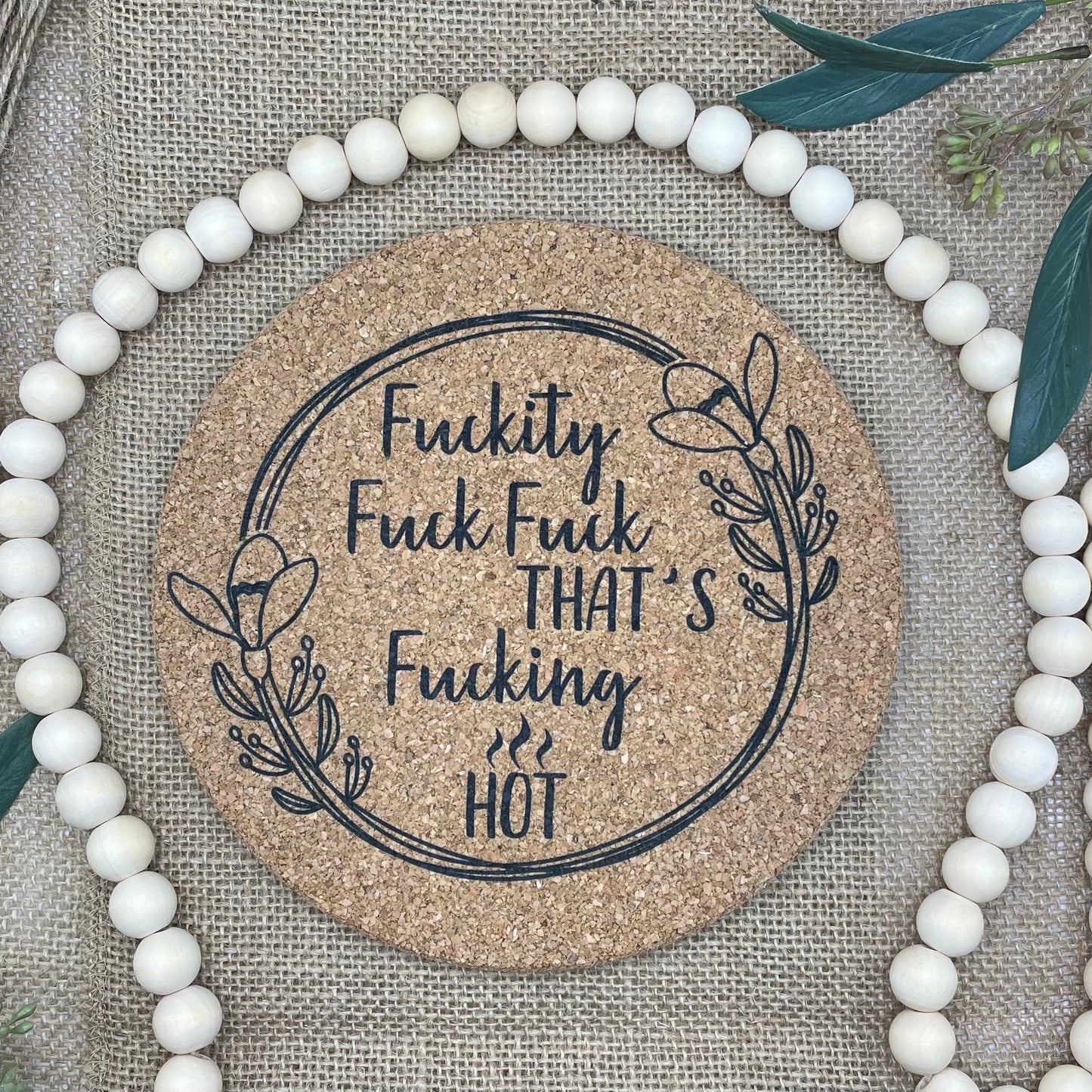 Cork Trivet - F*ckity F*ck F*ck