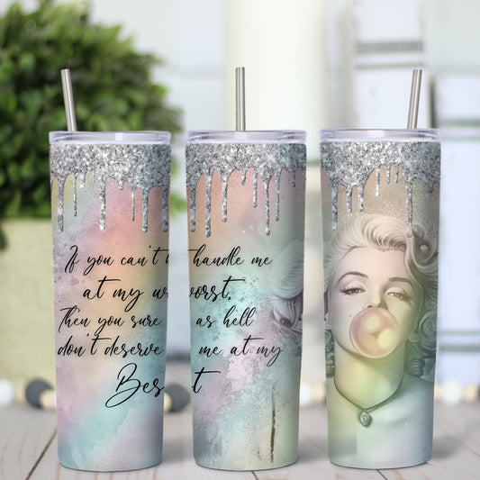 Marilyn Monroe - You Can't Handle Me 20oz Tumbler