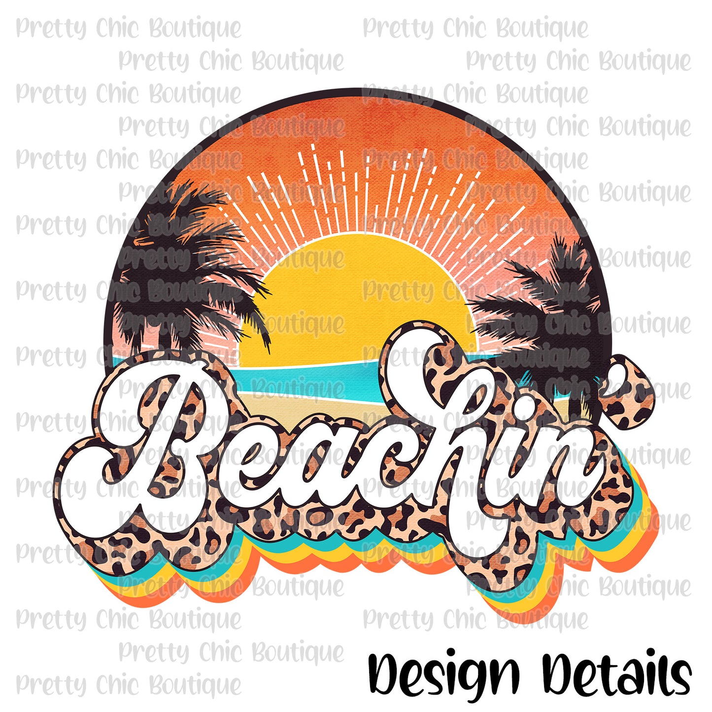 Beachin' Bleached Fashion Tee