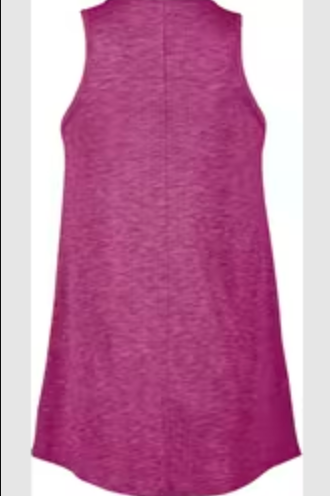 Delta P506T Ladies Tri-Blend Flowy Tank Heather Berry